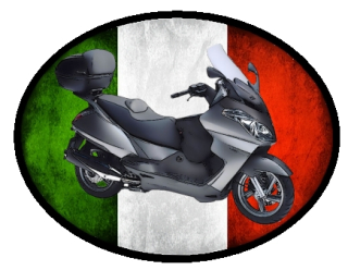 nášivka Aprilia Atlantic 500 Ovál
