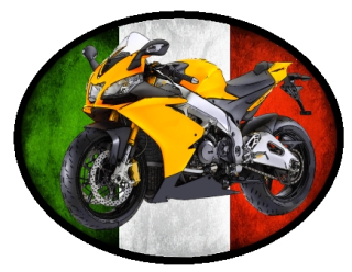 nášivka Aprilia Obdélník nažehlovací