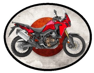 nášivka HONDA Africa Twin Ovál
