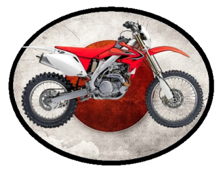 nášivka HONDA CRF450X Ovál