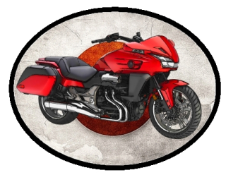 nášivka HONDA CTX 1300 Deluxe Ovál