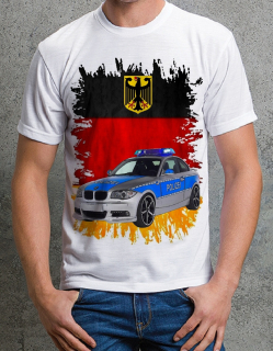 tričko policie Německo 128