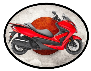 nášivka HONDA FORZA II Ovál