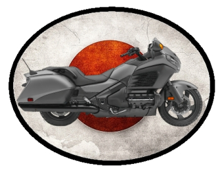 nášivka HONDA Gold Wing F6B Ovál nažehlovací