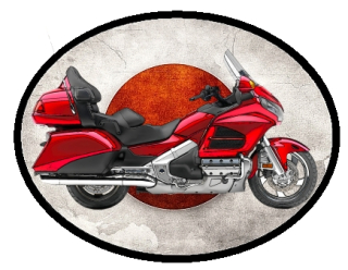 nášivka HONDA Gold Wing Ovál
