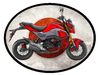nášivka HONDA GROM Ovál