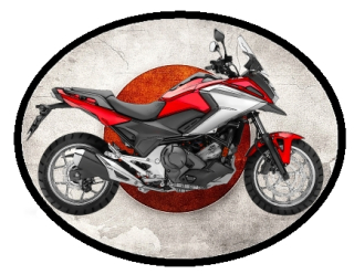 nášivka HONDA NC750X Ovál