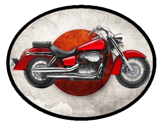 nášivka HONDA Shadow Aero Ovál nažehlovací