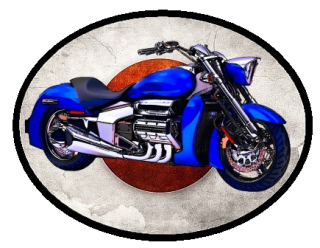 nášivka Honda Valkyrie Ovál