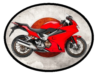 nášivka HONDA VFR800F Ovál