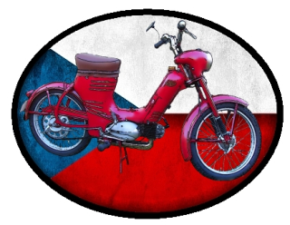 nášivka s Českou motorkou 06 Ovál
