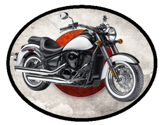 nášivka KAWASAKI VULCAN II Obdélník