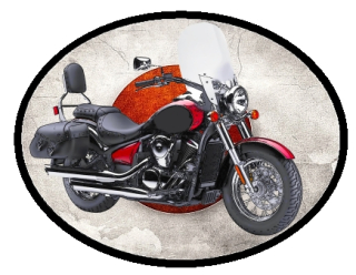 nášivka Kawasaki Vulcan 900 Classic LT Ovál