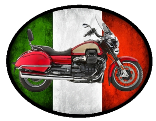 nášivka MOTO GUZZI CALIFORNIA 1400 Ovál