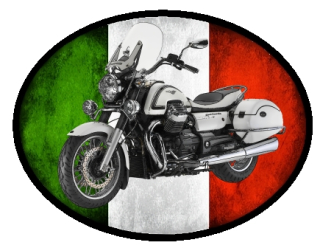 nášivka MOTO GUZZI CALIFORNIA Ovál nažehlovací