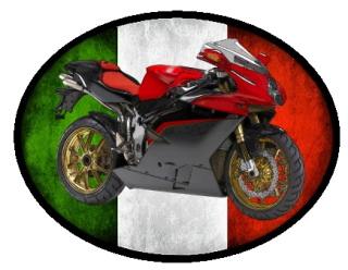 nášivka MV AGUSTA Ovál