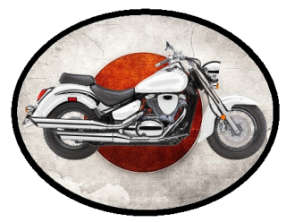 nášivka Suzuki Boulevard C50 Ovál