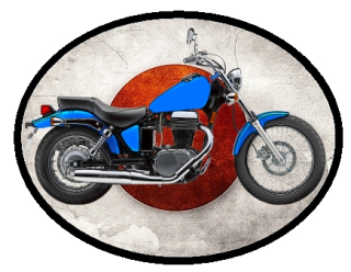 nášivka Suzuki Boulevard S40 Ovál nažehlovací