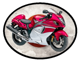 nášivka Suzuki GSX1300R Ovál