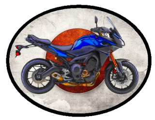 nášivka YAMAHA FJ-09 ABS Ovál nažehlovací