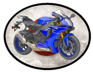 nášivka YAMAHA YZF-R1 ABS Obdélník