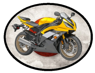nášivka YAMAHA YZF-R6 II Ovál nažehlovací