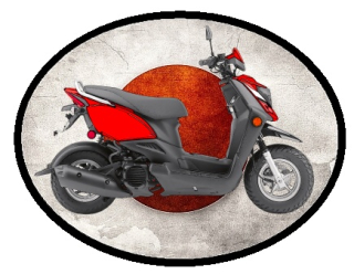nášivka YAMAHA Zuma X Ovál nažehlovací