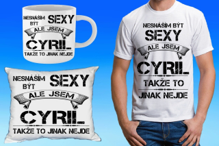 CYRIL dárkový set se jménem 146