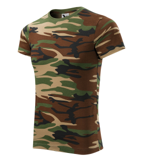 Maskáčové tričko camouflage brown 110