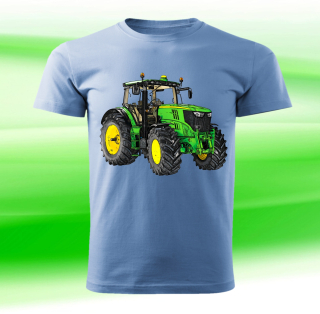 tričko s traktorem John Deere 6210R 110
