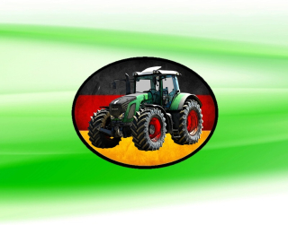 nášivka s traktorem FENDT 930 Obdélník nažehlovací