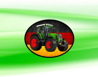 nášivka s traktorem Fendt 1 Obdélník