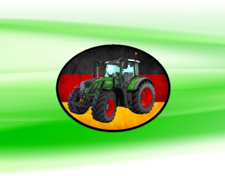 nášivka s traktorem Fendt 2 Obdélník