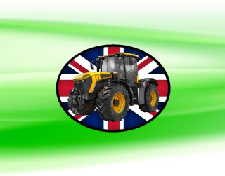 nášivka JCB Fastrac 4220 Ovál