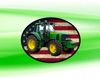 nášivka John Deere 6930 Ovál