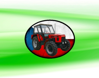 nášivka s traktorem ZETOR 6945 Obdélník