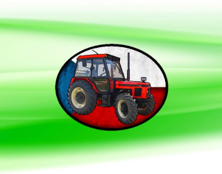nášivka s traktorem ZETOR 7745 Obdélník