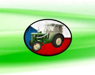 nášivka s traktorem ZETOR SUPER 50 Obdélník