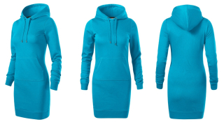 Dámské šaty SNAP tyrkysové XXL