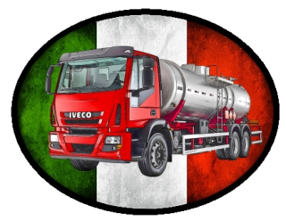 nášivka IVECO tector 240e28 Obdélník nažehlovací
