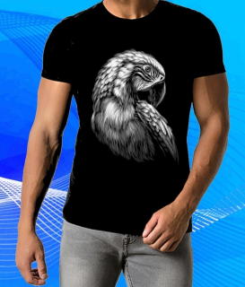 tričko s papouškem II M