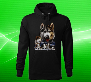 mikina tažní psi , husky XL