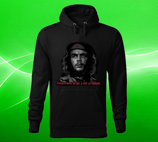 Moon River Che Guevara II mikina s kapucí černá velikost XL