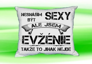 Polštář se jménem EVŽÉNIE Bilý
