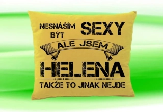 Polštář se jménem HELENA Béžový