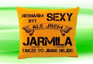Polštář se jménem JARMILA Medový
