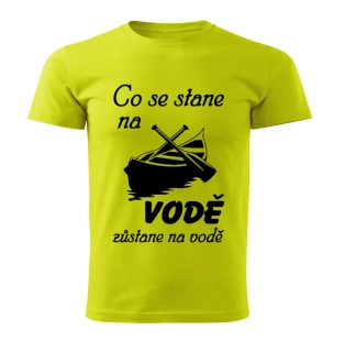 Vodácké tričko Co se stane na vodě zůstane na vodě XL