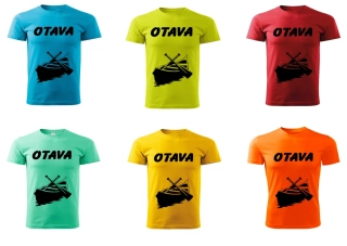 Vodácké tričko Otava pánské žluté M