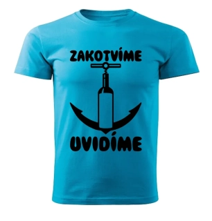 Vodácké tričko Zakotvíme uvidíme dámské XS