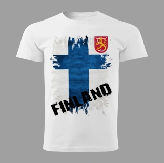 tričko s vlajkou FINSKA 152